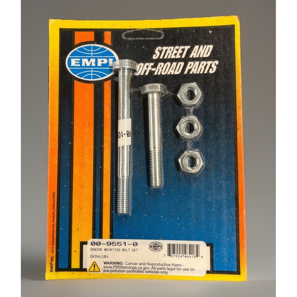 Engine Mounting Bolt Set VW Aircooled EMPI 00-9551-0 Hardware Kit OS